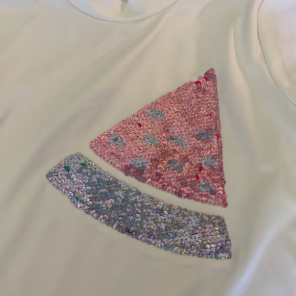 Watermelon Sequin Flip Rashguard Swim Shirt - Picture 7 of 7